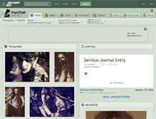 Tablet Screenshot of myszha6.deviantart.com