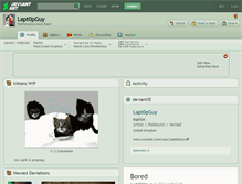 Tablet Screenshot of lapt0pguy.deviantart.com