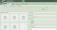 Desktop Screenshot of neongun.deviantart.com