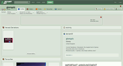 Desktop Screenshot of glompplz.deviantart.com