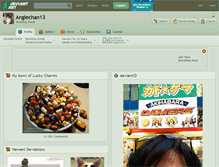Tablet Screenshot of angiechan13.deviantart.com