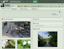 Tablet Screenshot of bhattee.deviantart.com