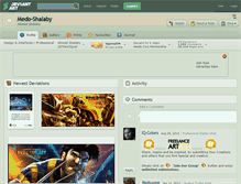 Tablet Screenshot of medo-shalaby.deviantart.com