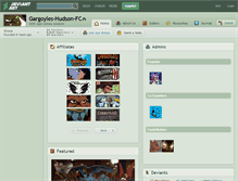 Tablet Screenshot of gargoyles-hudson-fc.deviantart.com