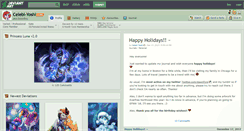 Desktop Screenshot of celebi-yoshi.deviantart.com