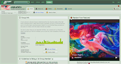 Desktop Screenshot of club-ariel.deviantart.com