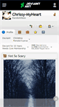 Mobile Screenshot of chrissy-myheart.deviantart.com