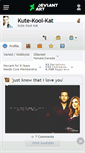 Mobile Screenshot of kute-kool-kat.deviantart.com
