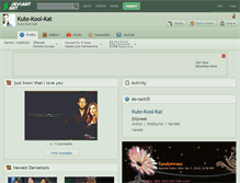 Tablet Screenshot of kute-kool-kat.deviantart.com