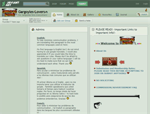 Tablet Screenshot of gargoyles-lovers.deviantart.com