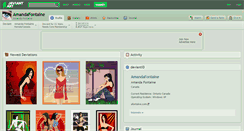 Desktop Screenshot of amandafontaine.deviantart.com