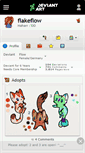 Mobile Screenshot of flakeflow.deviantart.com