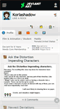 Mobile Screenshot of korlashadow.deviantart.com