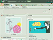 Tablet Screenshot of exile-00.deviantart.com