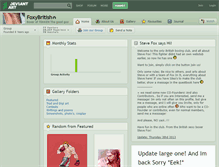 Tablet Screenshot of foxybritish.deviantart.com