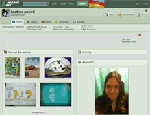 Tablet Screenshot of heather-powell.deviantart.com