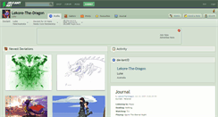 Desktop Screenshot of lekore-the-dragon.deviantart.com