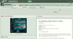Desktop Screenshot of kat-phantom.deviantart.com