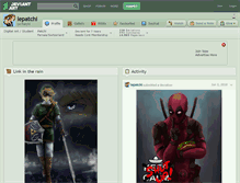 Tablet Screenshot of lepatchi.deviantart.com