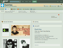 Tablet Screenshot of plus44-fans.deviantart.com