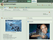 Tablet Screenshot of monkeysrcomintogetu.deviantart.com