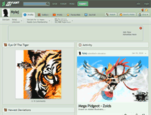 Tablet Screenshot of nyiaj.deviantart.com