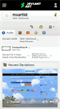 Mobile Screenshot of mxartist.deviantart.com