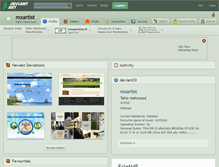 Tablet Screenshot of mxartist.deviantart.com