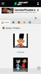 Mobile Screenshot of geraldxphoebe.deviantart.com
