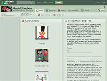 Tablet Screenshot of geraldxphoebe.deviantart.com