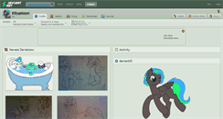 Desktop Screenshot of kitsamoon.deviantart.com