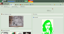 Desktop Screenshot of heathuuuur.deviantart.com