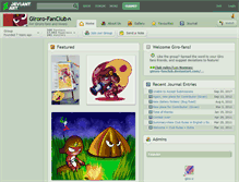 Tablet Screenshot of giroro-fanclub.deviantart.com