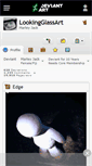 Mobile Screenshot of lookingglassart.deviantart.com