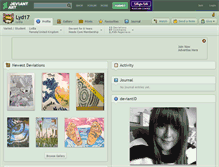Tablet Screenshot of lyd17.deviantart.com