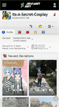Mobile Screenshot of its-a-secret-cosplay.deviantart.com