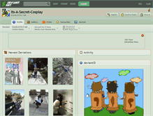 Tablet Screenshot of its-a-secret-cosplay.deviantart.com