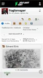 Mobile Screenshot of fragilereaper.deviantart.com