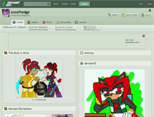 Tablet Screenshot of excelhedge.deviantart.com