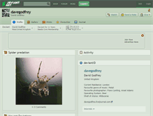 Tablet Screenshot of davegodfrey.deviantart.com