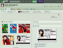 Tablet Screenshot of misato-katsuragi-clu.deviantart.com