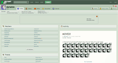 Desktop Screenshot of damaiste.deviantart.com