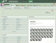Tablet Screenshot of damaiste.deviantart.com