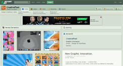 Desktop Screenshot of creativepixel.deviantart.com