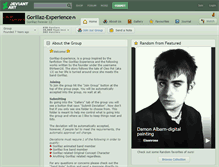 Tablet Screenshot of gorillaz-experience.deviantart.com