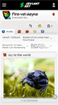 Mobile Screenshot of fire-vel-aeyne.deviantart.com