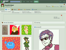 Tablet Screenshot of noodlesniper.deviantart.com