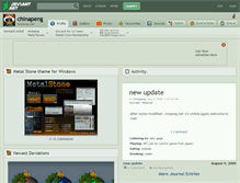 Tablet Screenshot of chinapeng.deviantart.com