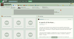 Desktop Screenshot of mastertouch.deviantart.com