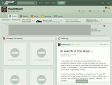 Tablet Screenshot of mastertouch.deviantart.com